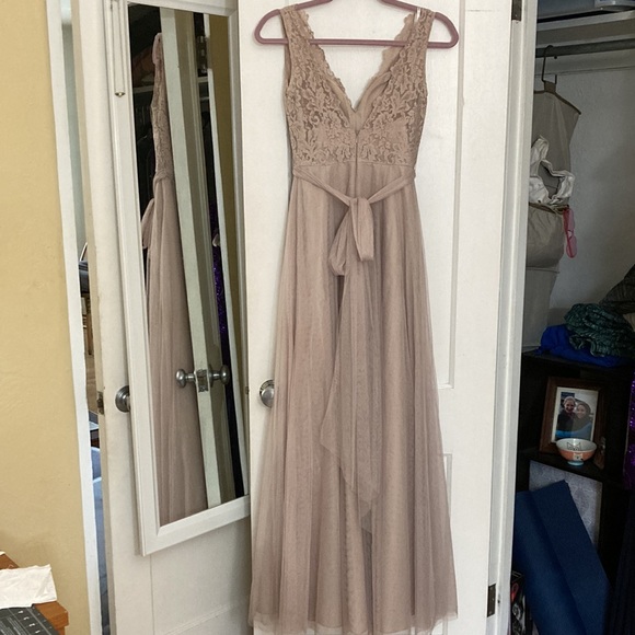 Watters Bridesmaid Dress Desiree Size 0 - Picture 3 of 8
